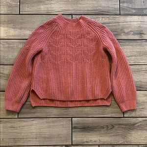 Old Navy Textured Knit Sweater in Dusty Rose